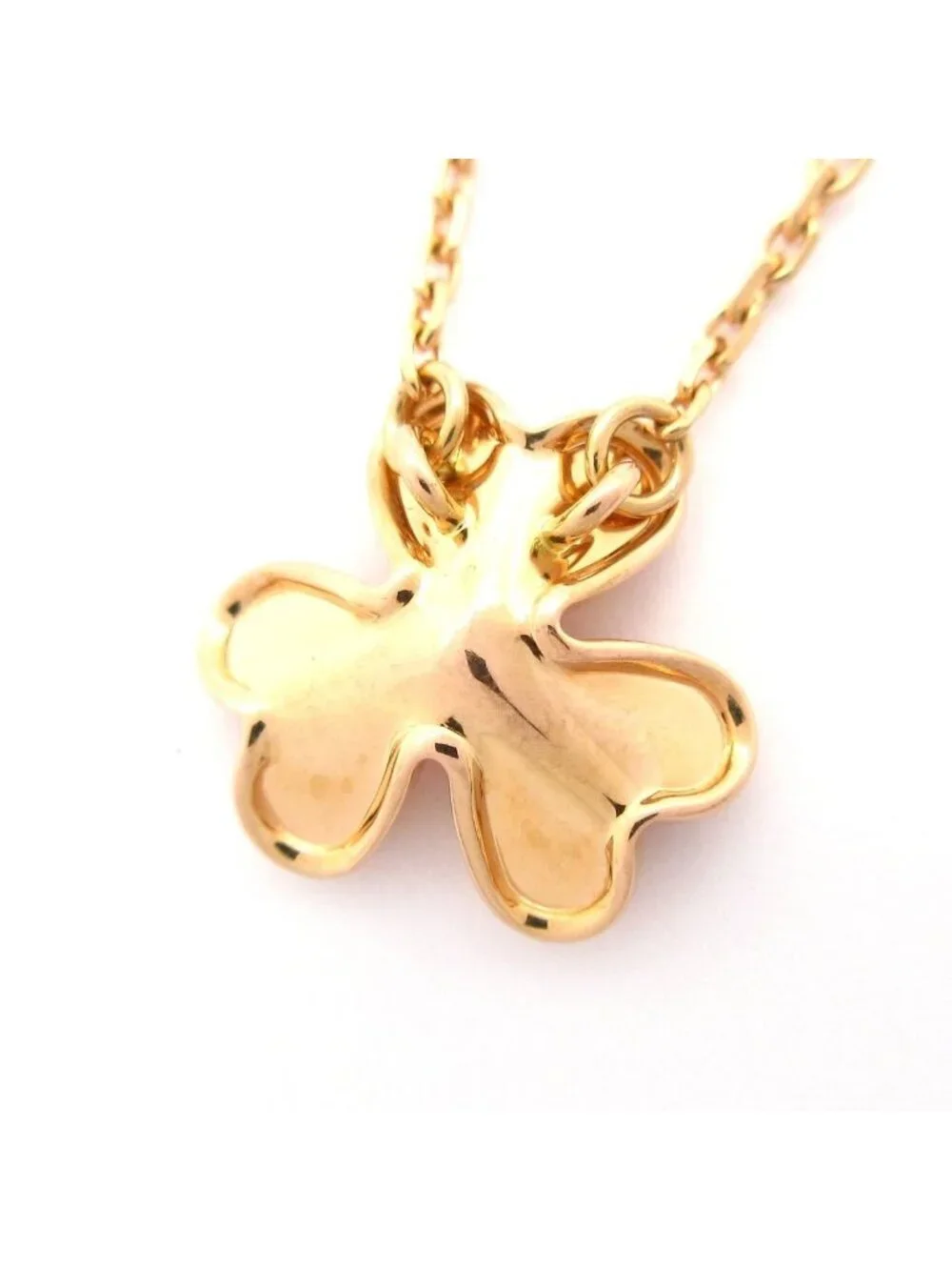 Van Cleef & Arpels Necklace Frivol Pendant Mini Model 18K Pink Gold Ruby